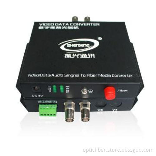 2 Channel Video Optical Transmitter and Receiver 20km